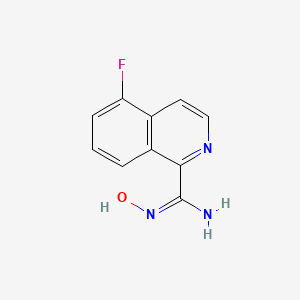 (E)-5-Fluoro-N'-hydroxyisoquinoline-1-carboximidamide