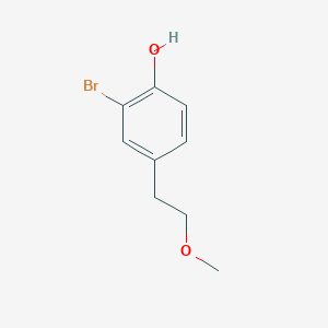 2-Bromo-4-(2-methoxyethyl)phenol