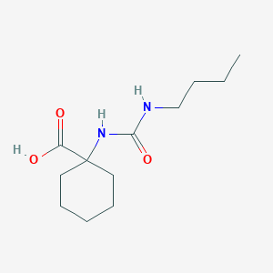 1-[(Butylcarbamoyl)amino]cyclohexane-1-carboxylic acid