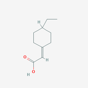 2-(4-Ethylcyclohexylidene)acetic acid