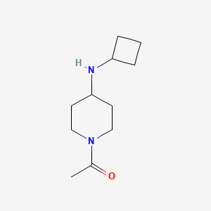 1-[4-(Cyclobutylamino)piperidin-1-yl]ethan-1-one