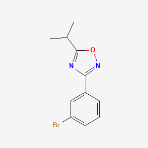 3-(3-Bromophenyl)-5-(propan-2-yl)-1,2,4-oxadiazole