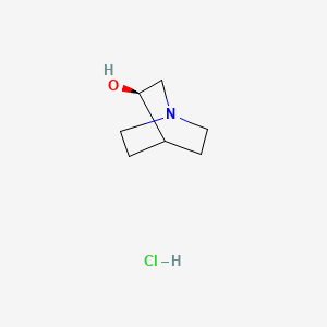 molecular formula C7H14ClNO B1317448 (R)-3-Quinuclidinol hydrochloride CAS No. 42437-96-7