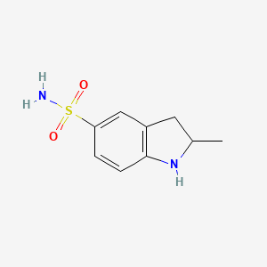 molecular formula C9H12N2O2S B1317455 2-甲基吲哚-5-磺酰胺 CAS No. 875163-03-4