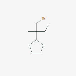 (1-Bromo-2-methylbutan-2-yl)cyclopentane