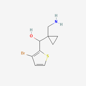 [1-(Aminomethyl)cyclopropyl](3-bromothiophen-2-yl)methanol