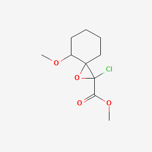 Methyl 2-chloro-4-methoxy-1-oxaspiro[2.5]octane-2-carboxylate