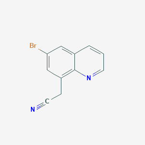 2-(6-Bromoquinolin-8-yl)acetonitrile