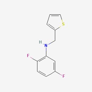 2,5-difluoro-N-(thiophen-2-ylmethyl)aniline