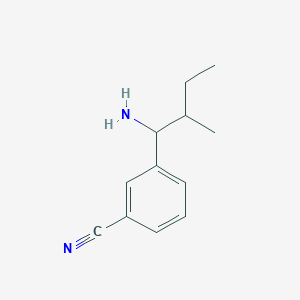 3-(1-Amino-2-methylbutyl)benzonitrile