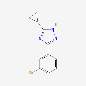 5-(3-bromophenyl)-3-cyclopropyl-1H-1,2,4-triazole