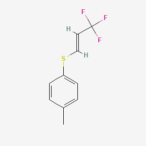 B1317480 [(3,3,3-Trifluoro-1-propen-1-yl)thio]toluene CAS No. 940881-02-7
