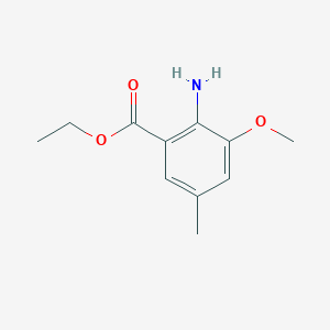 Ethyl 2-amino-3-methoxy-5-methylbenzoate