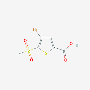 4-Bromo-5-methanesulfonylthiophene-2-carboxylic acid