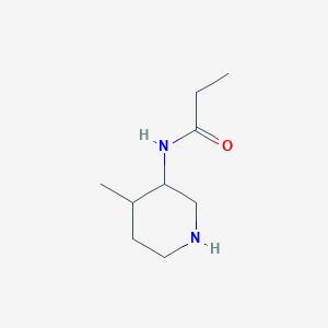 N-(4-methylpiperidin-3-yl)propanamide