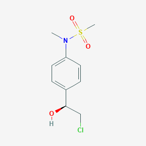 N-{4-[(1S)-2-chloro-1-hydroxyethyl]phenyl}-N-methylmethanesulfonamide