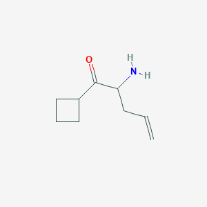 2-Amino-1-cyclobutylpent-4-en-1-one