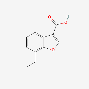 7-Ethyl-1-benzofuran-3-carboxylic acid