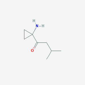 1-(1-Aminocyclopropyl)-3-methylbutan-1-one