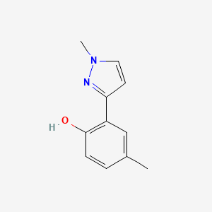 4-Methyl-2-(1-methyl-1H-pyrazol-3-YL)phenol