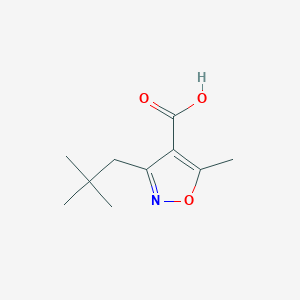 5-Methyl-3-neopentylisoxazole-4-carboxylic acid