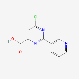 6-Chloro-2-(pyridin-3-yl)pyrimidine-4-carboxylic acid