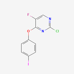 2-Chloro-5-fluoro-4-(4-iodophenoxy)pyrimidine