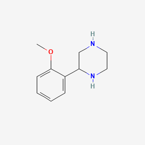 molecular formula C11H16N2O B1317503 2-(2-甲氧基苯基)哌嗪 CAS No. 65709-27-5