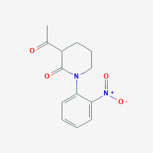 3-Acetyl-1-(2-nitrophenyl)piperidin-2-one