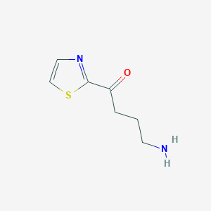 4-Amino-1-(1,3-thiazol-2-yl)butan-1-one