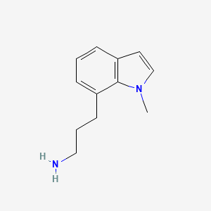 3-(1-Methyl-1H-indol-7-YL)propan-1-amine