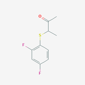 3-[(2,4-Difluorophenyl)sulfanyl]butan-2-one