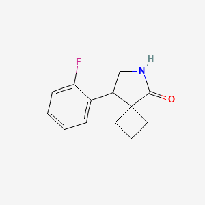 8-(2-Fluorophenyl)-6-azaspiro[3.4]octan-5-one