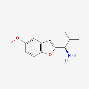 (1R)-1-(5-Methoxybenzo[D]furan-2-YL)-2-methylpropylamine