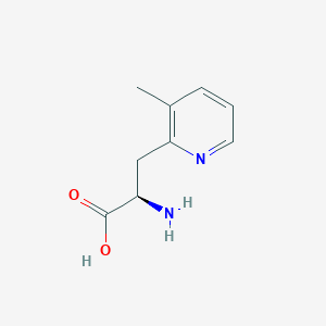 (2R)-2-amino-3-(3-methylpyridin-2-yl)propanoic acid