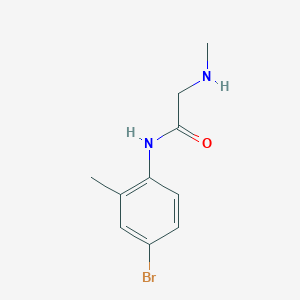 N-(4-bromo-2-methylphenyl)-2-(methylamino)acetamide