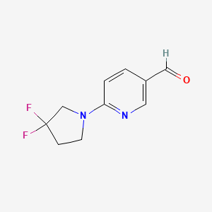 6-(3,3-Difluoropyrrolidin-1-yl)pyridine-3-carbaldehyde