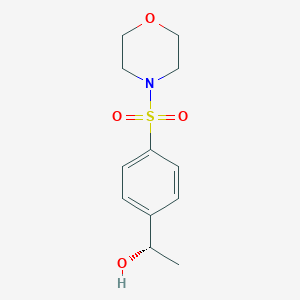 (1S)-1-[4-(morpholin-4-ylsulfonyl)phenyl]ethanol