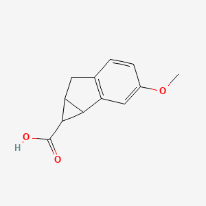 3-Methoxy-1H,1aH,6H,6aH-cyclopropa[a]indene-1-carboxylic acid