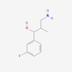 3-Amino-1-(3-fluorophenyl)-2-methylpropan-1-ol