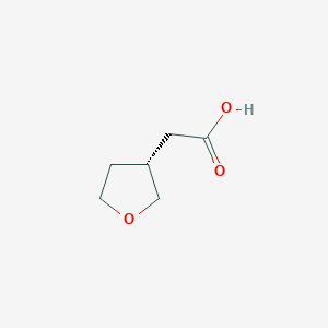 molecular formula C6H10O3 B1317526 (R)-2-(四氢呋喃-3-基)乙酸 CAS No. 146255-25-6