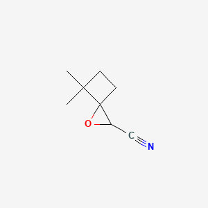 4,4-Dimethyl-1-oxaspiro[2.3]hexane-2-carbonitrile