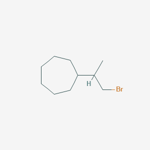 (1-Bromopropan-2-yl)cycloheptane