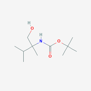 tert-Butyl N-(1-hydroxy-2,3-dimethylbutan-2-yl)carbamate