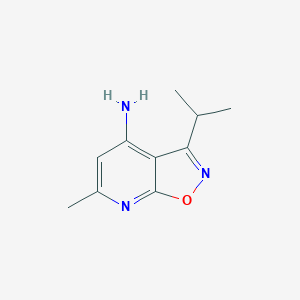 6-Methyl-3-(propan-2-yl)-[1,2]oxazolo[5,4-b]pyridin-4-amine