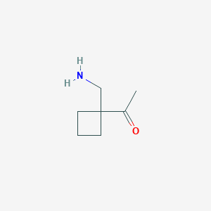 1-[1-(Aminomethyl)cyclobutyl]ethan-1-one