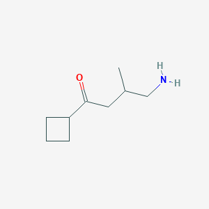 4-Amino-1-cyclobutyl-3-methylbutan-1-one