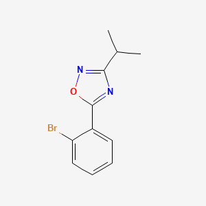 5-(2-Bromophenyl)-3-(propan-2-yl)-1,2,4-oxadiazole