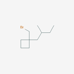 1-(Bromomethyl)-1-(2-methylbutyl)cyclobutane