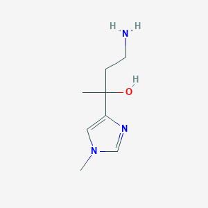 4-Amino-2-(1-methyl-1H-imidazol-4-yl)butan-2-ol